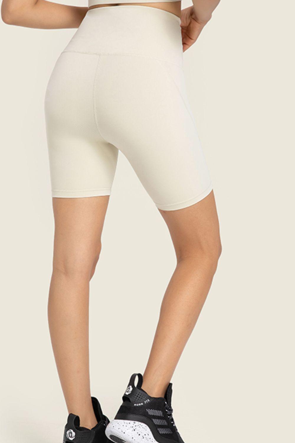 Millennia Seamless High-Rise Wide Waistband Biker Shorts - Clothes For Her Online Store