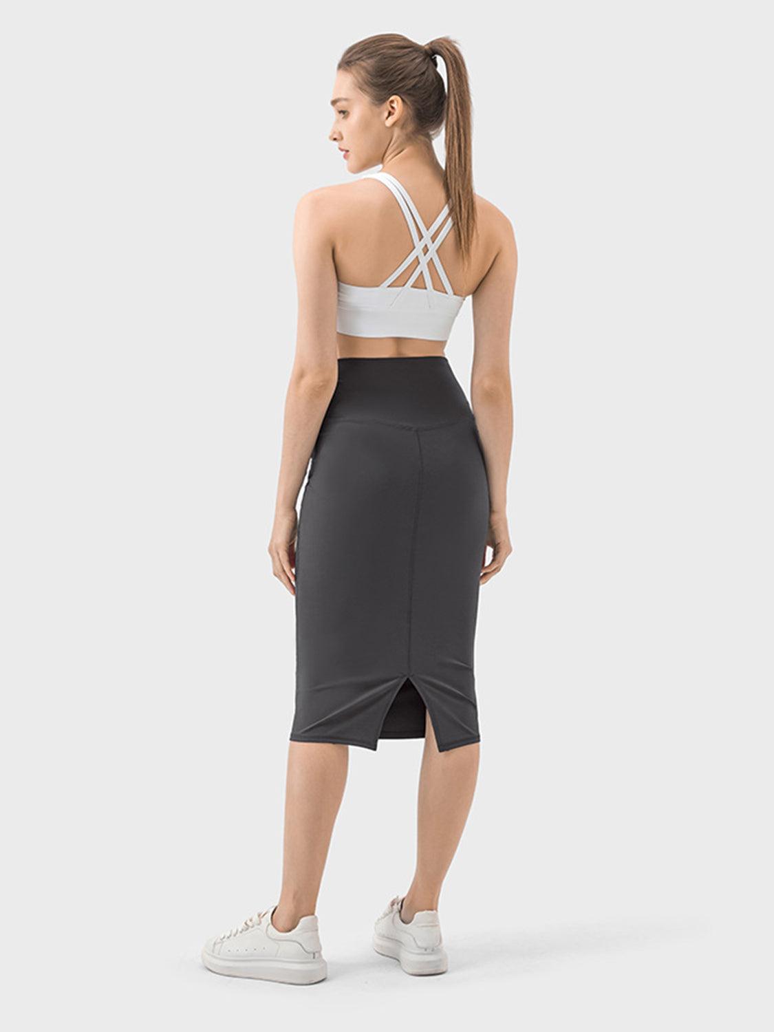 Millennia Slit Wrap Active Skirt - Clothes For Her Online Store