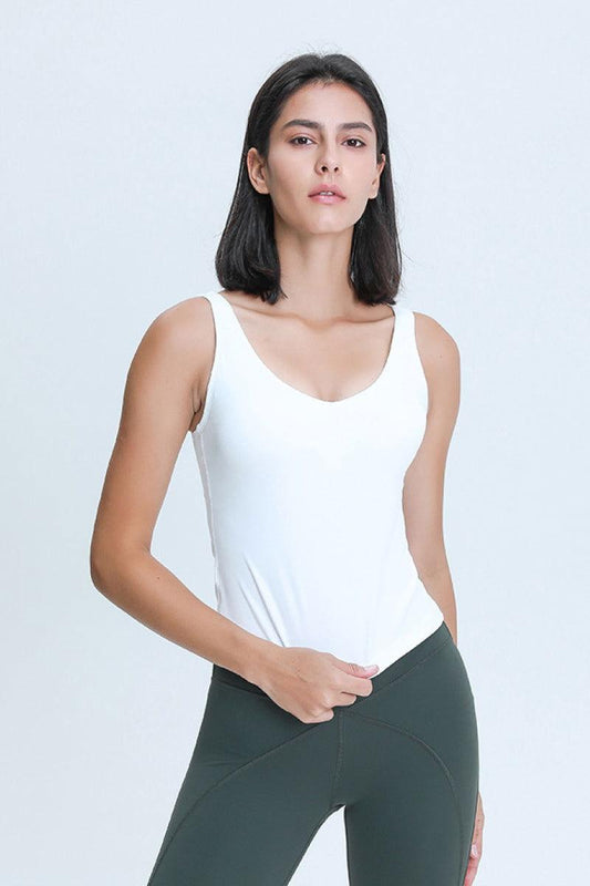 Millennia V Neck Active Tank - Clothes For Her Online Store
