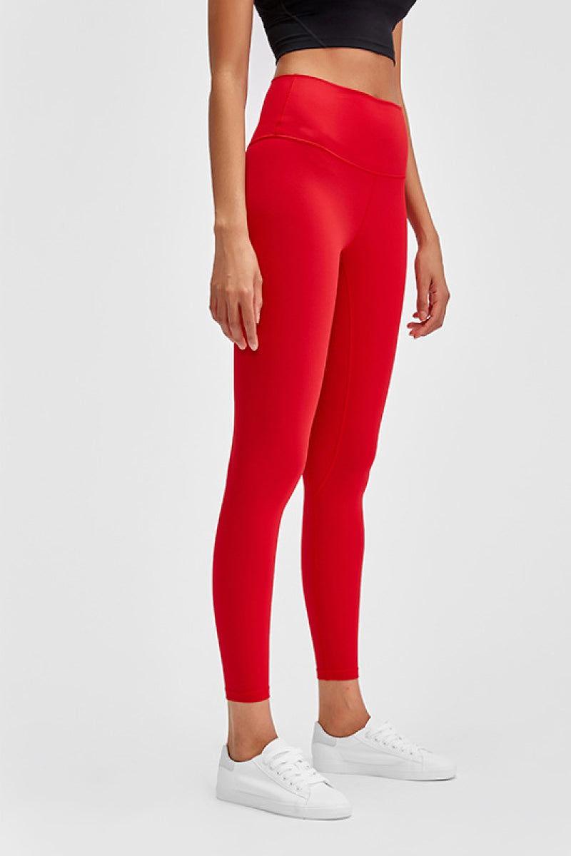 Millennia Wide Seamless Band Waist Sports Leggings - Clothes For Her Online Store