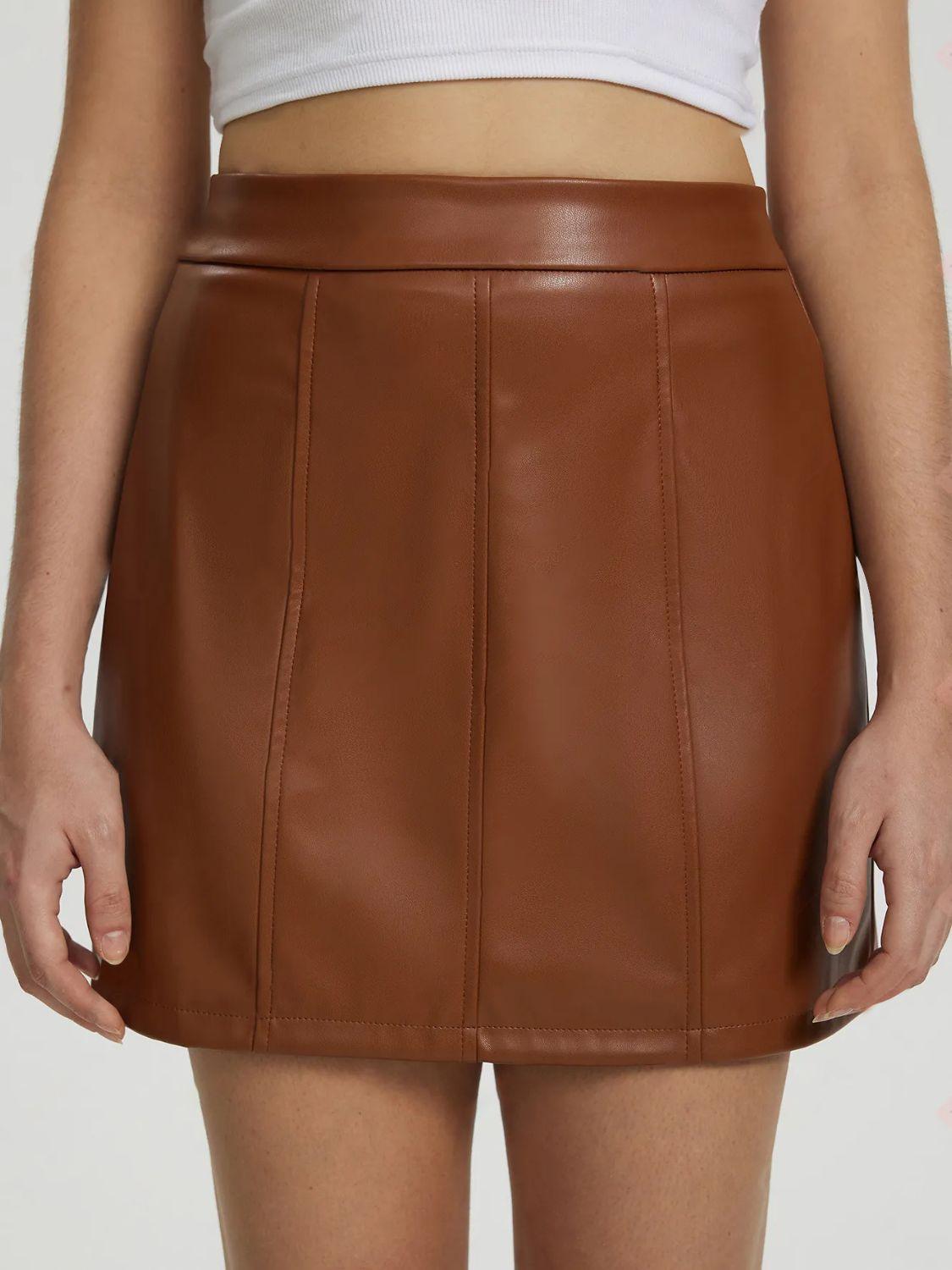Mini Skirt with Zipper - Clothes For Her Online Store
