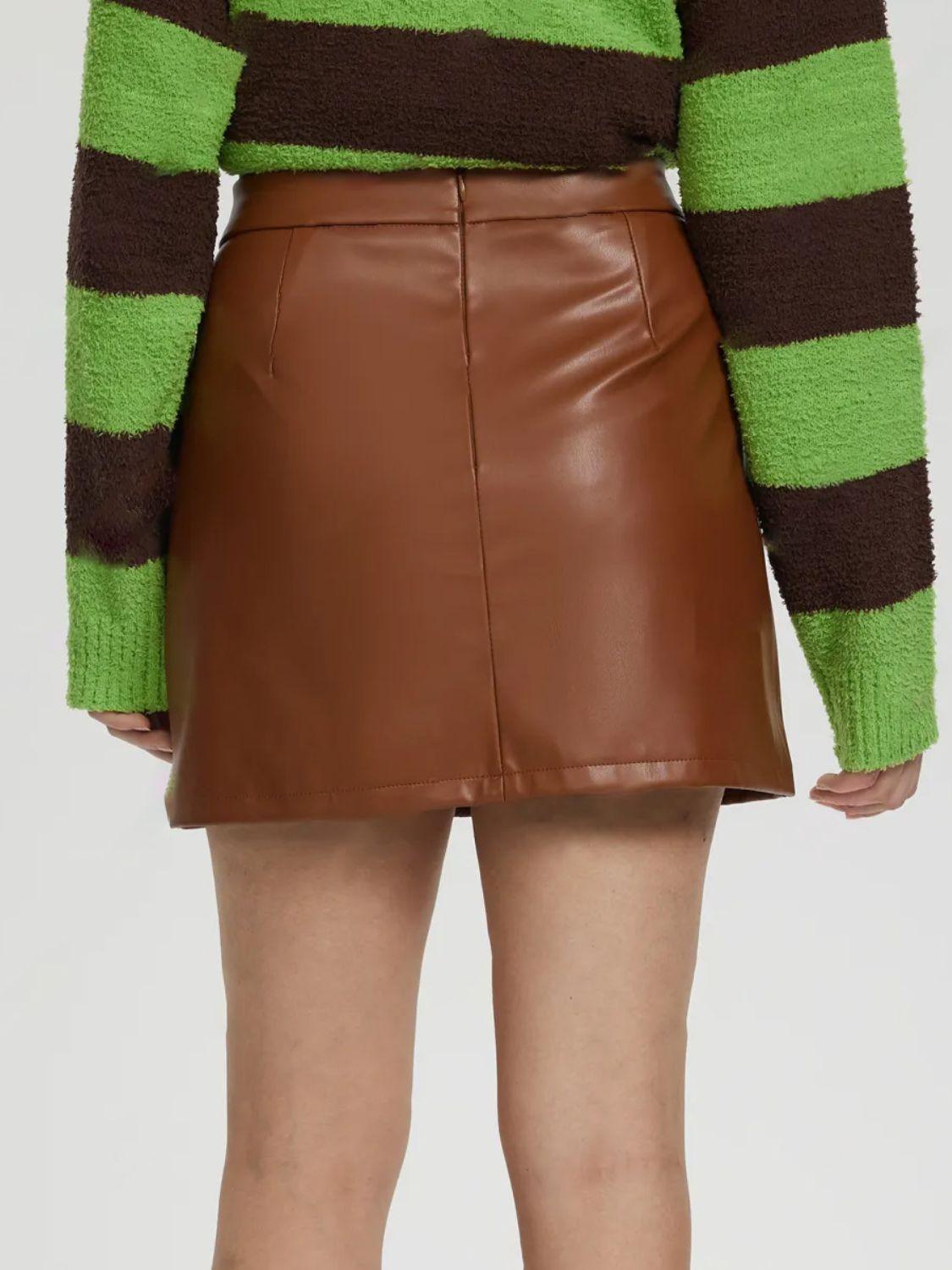 Mini Skirt with Zipper - Clothes For Her Online Store