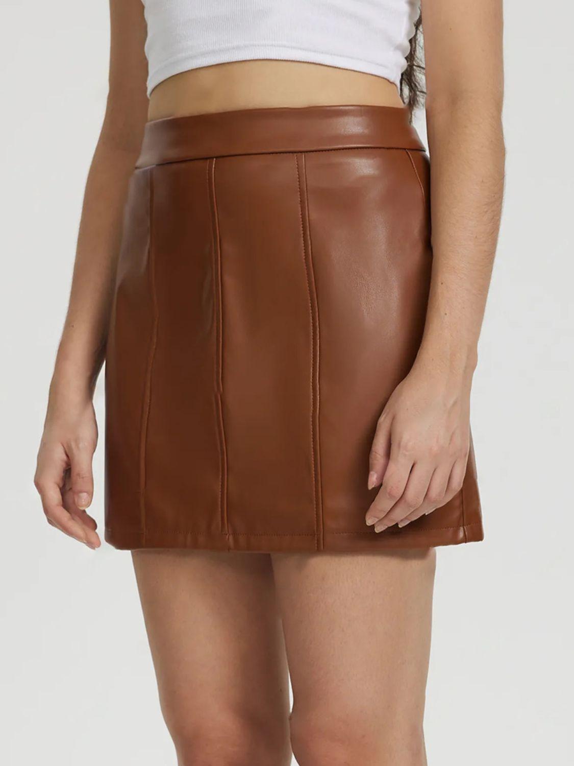 Mini Skirt with Zipper - Clothes For Her Online Store