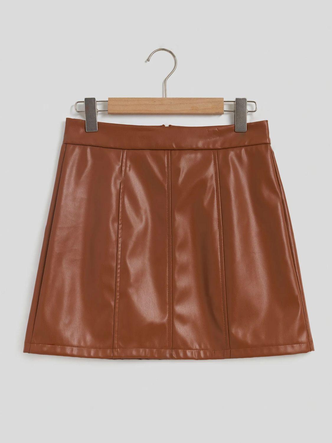 Mini Skirt with Zipper - Clothes For Her Online Store