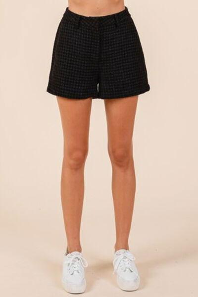 Mittoshop Tweed Classic Shorts with Side Pockets - Clothes For Her Online Store