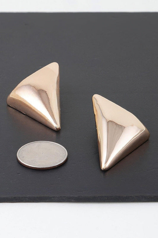Modern Triangular Stud Earrings - Clothes For Her Online Store