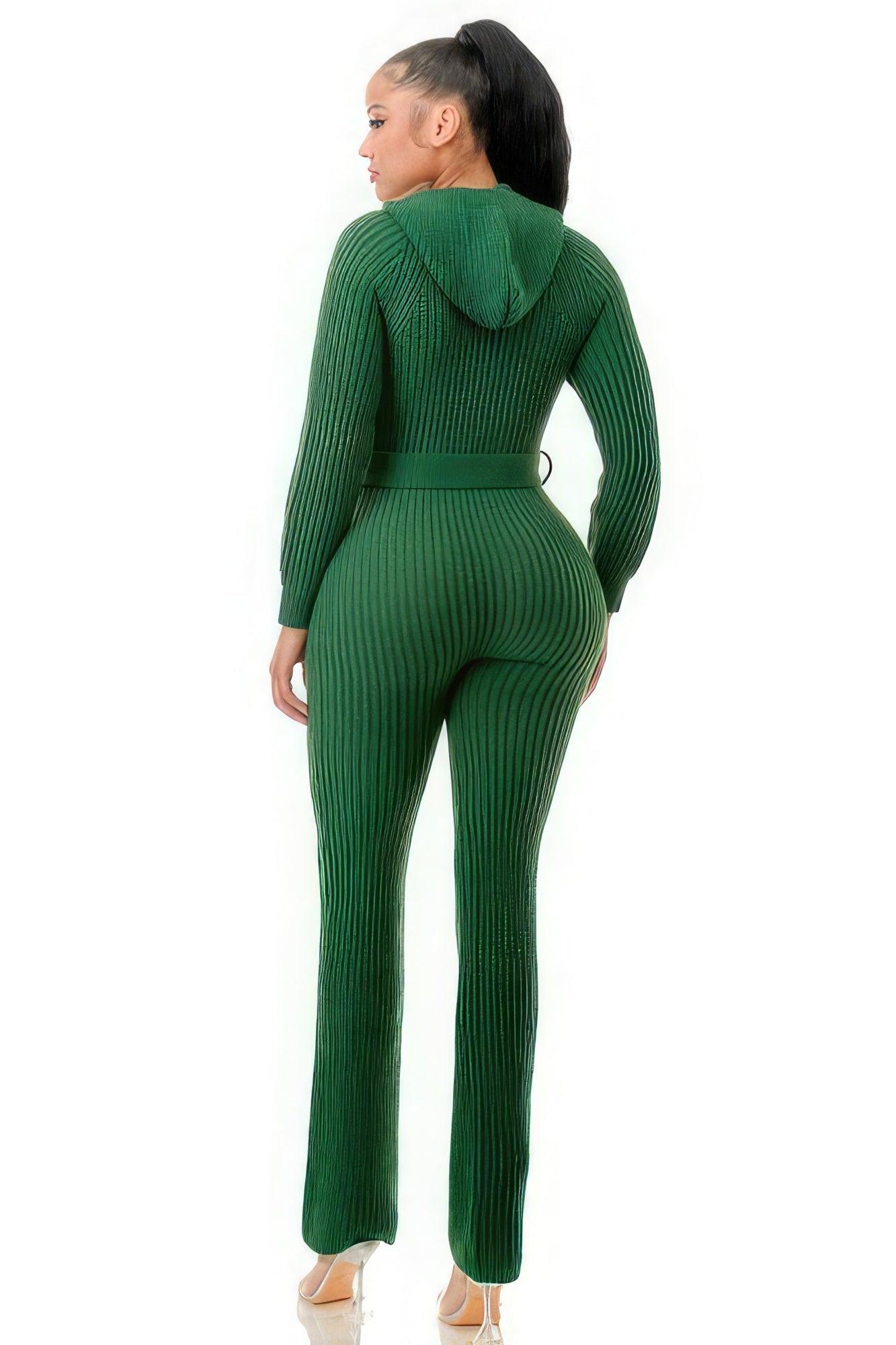 Monroe Hooded Jumpsuit - Clothes For Her Online Store