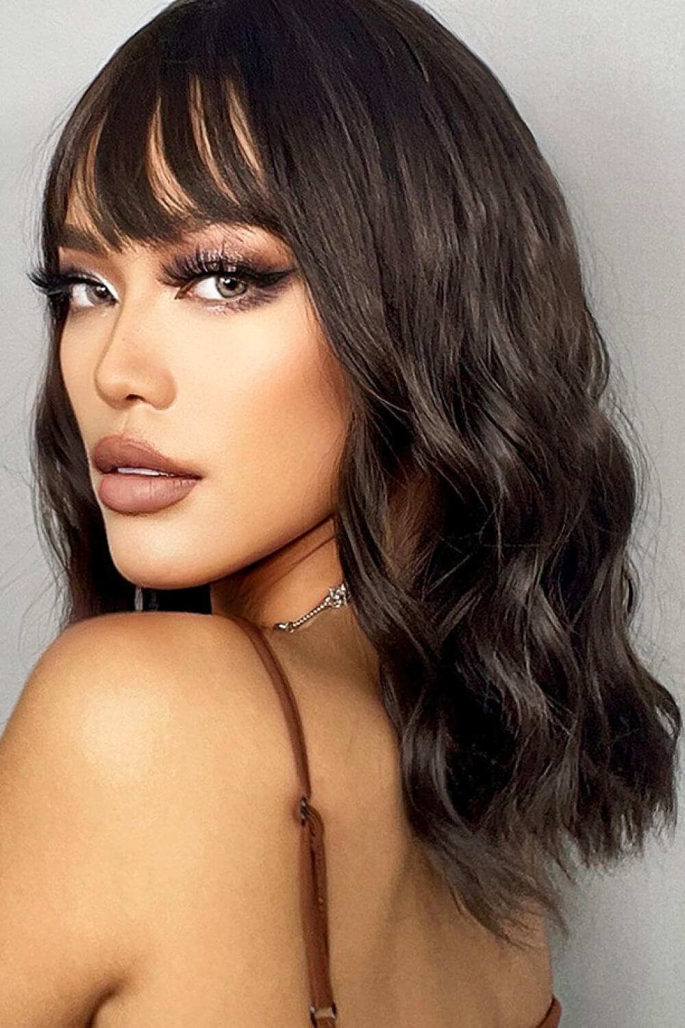 Natural Looking Synthetic Full Machine Bobo Wigs 12'' - Clothes For Her Online Store