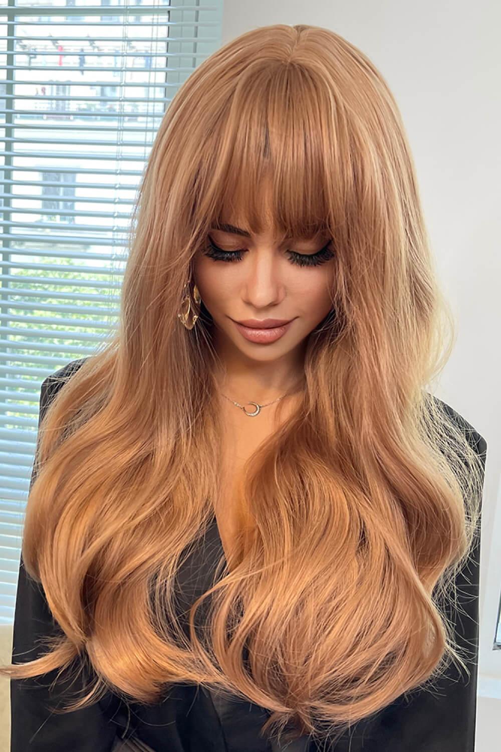 Natural Wave Full Machine Synthetic Wigs 26" - Clothes For Her Online Store