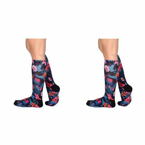 Sierra Socks Flower Patch Pattern CoolMax Socks, Nature Collection for