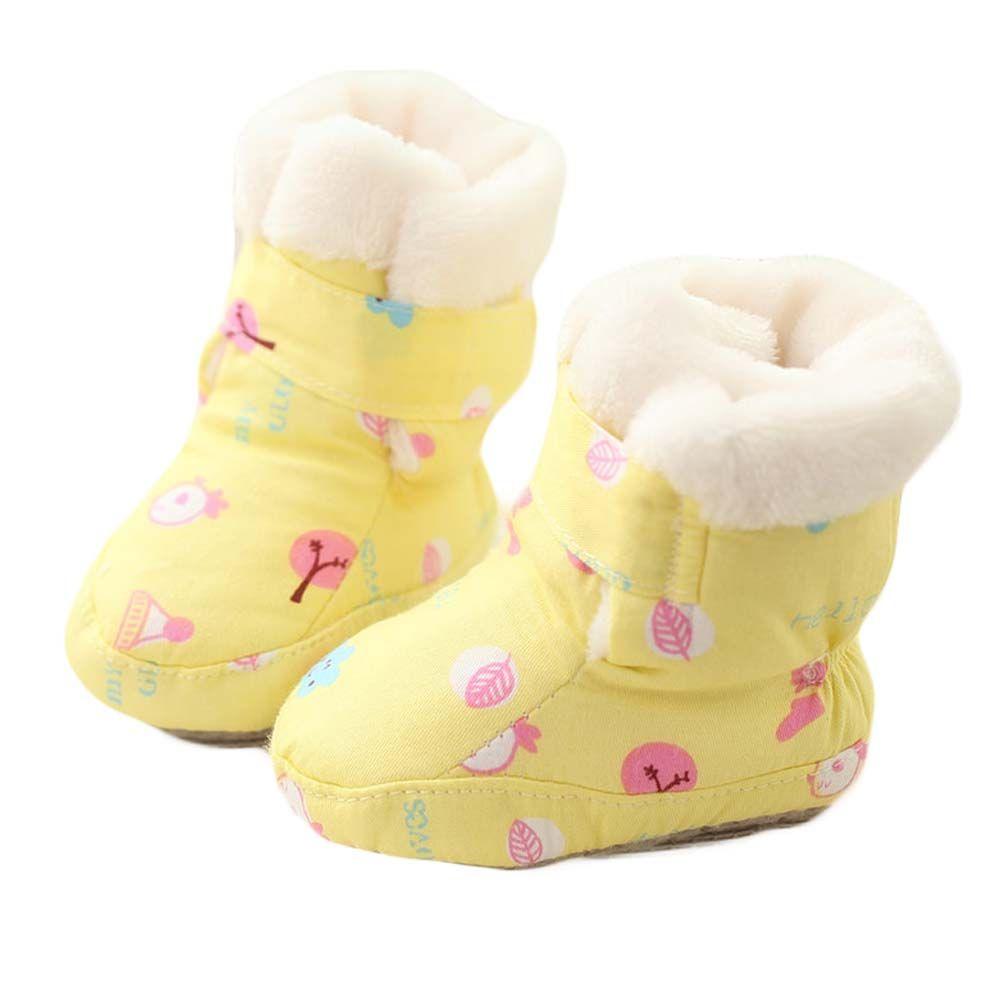 New Born Babies Soft Sole Winter Warm Crib Shoes Baby Shoes Toddler Shoes - Clothes For Her Online Store