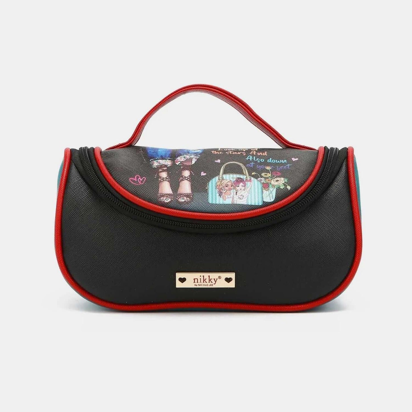 Nicole Lee USA Nikky Contrast Makeup Bag - Clothes For Her Online Store