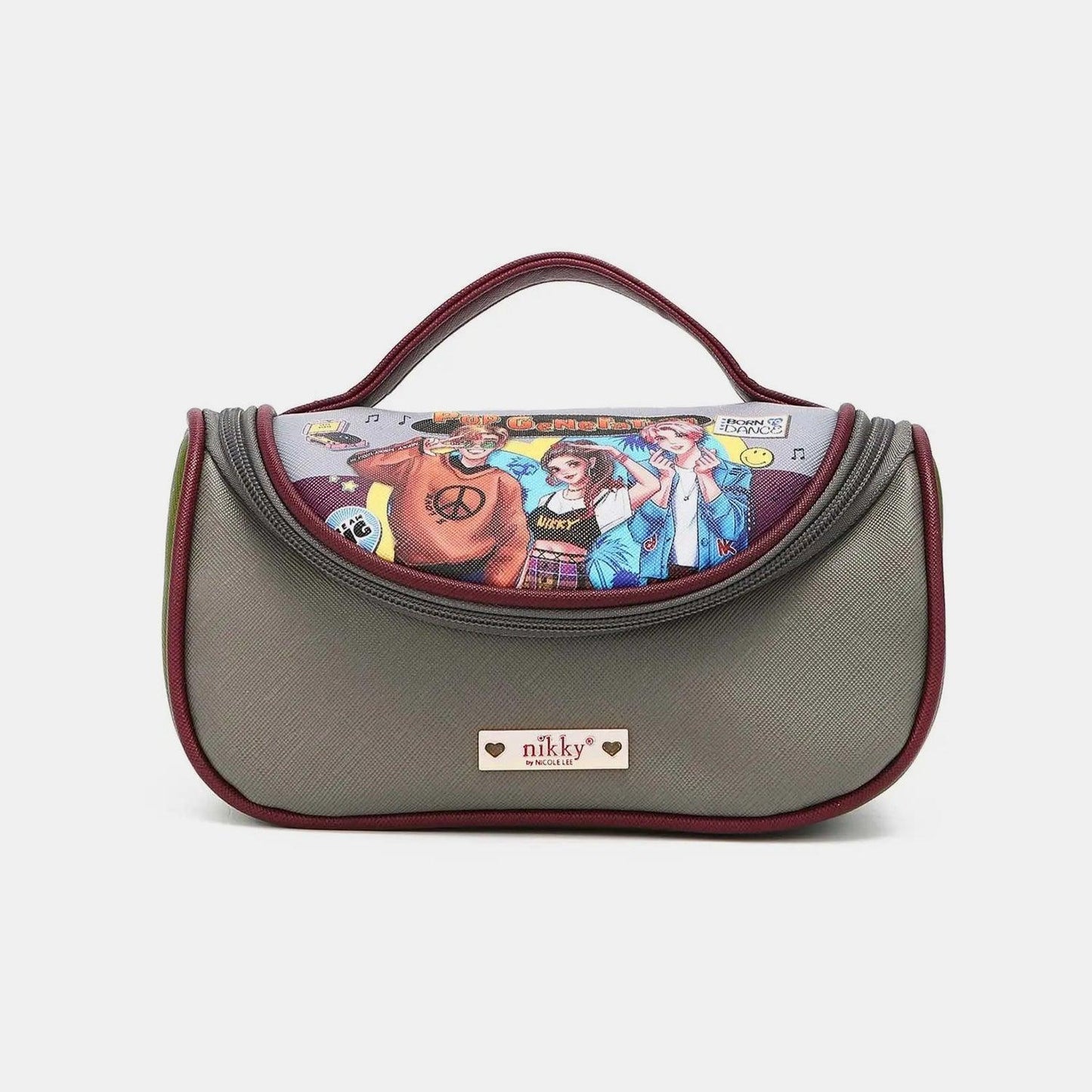 Nicole Lee USA Nikky Contrast Makeup Bag - Clothes For Her Online Store