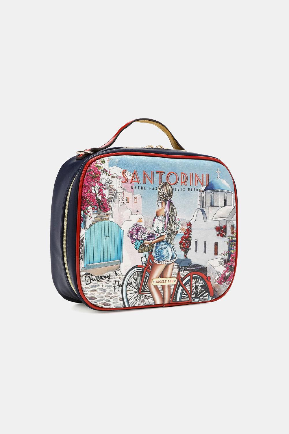 Nicole Lee USA Printed Handbag with Three Pouches - Clothes For Her Online Store
