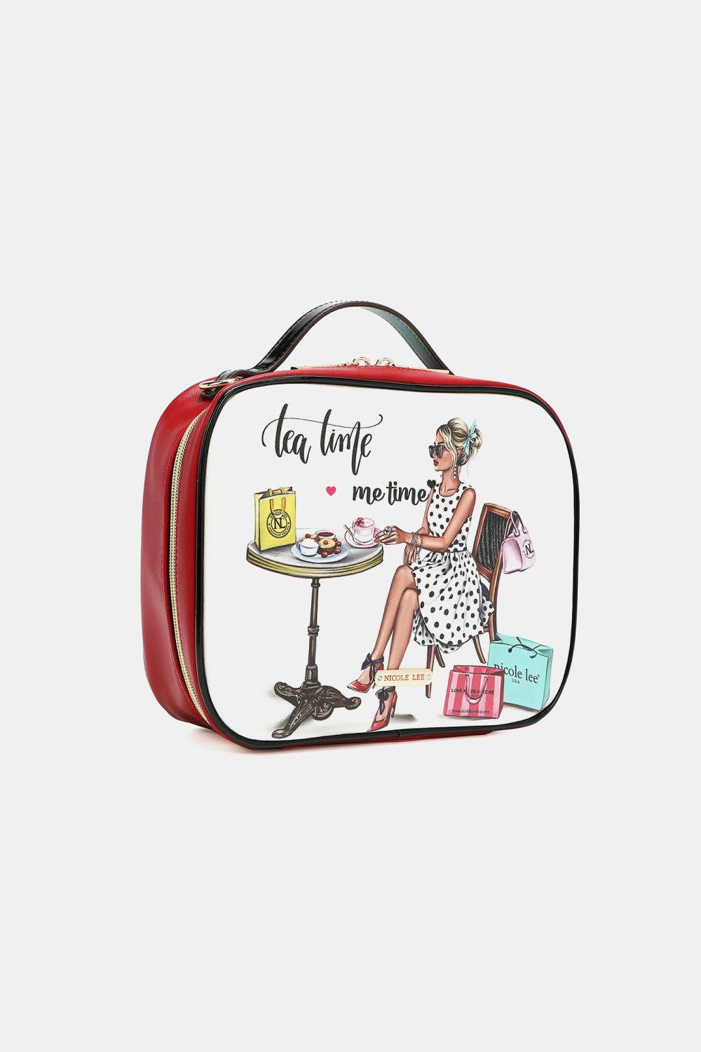 Nicole Lee USA Printed Handbag with Three Pouches - Clothes For Her Online Store