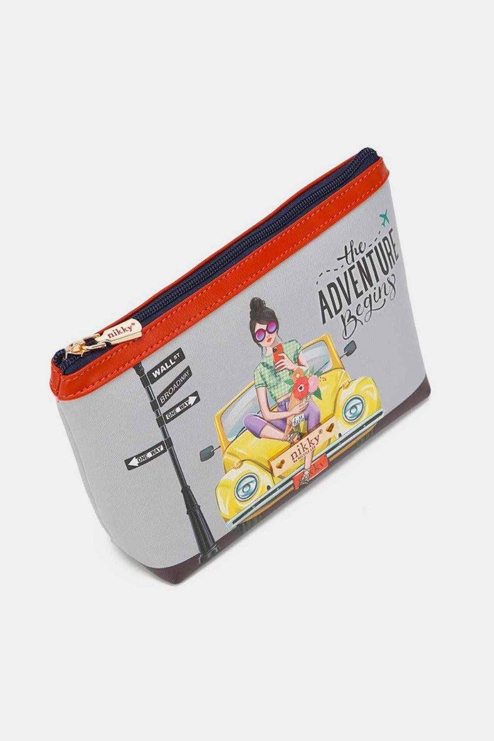 Nicole Lee USA Printed Large Cosmetic Pouch - Clothes For Her Online Store