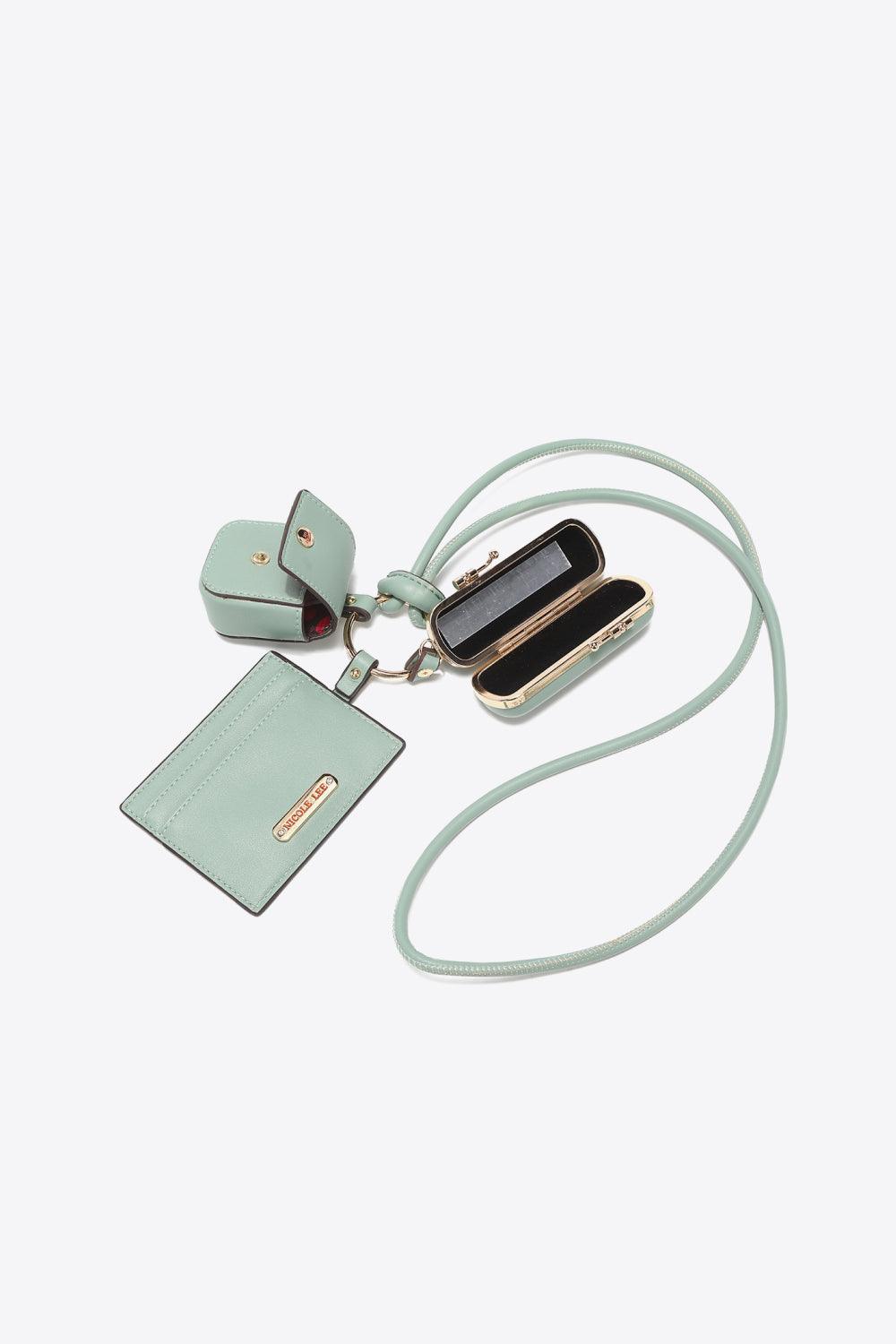 Nicole Lee USA Vegan Leather 3-Piece Lanyard Set - Clothes For Her Online Store