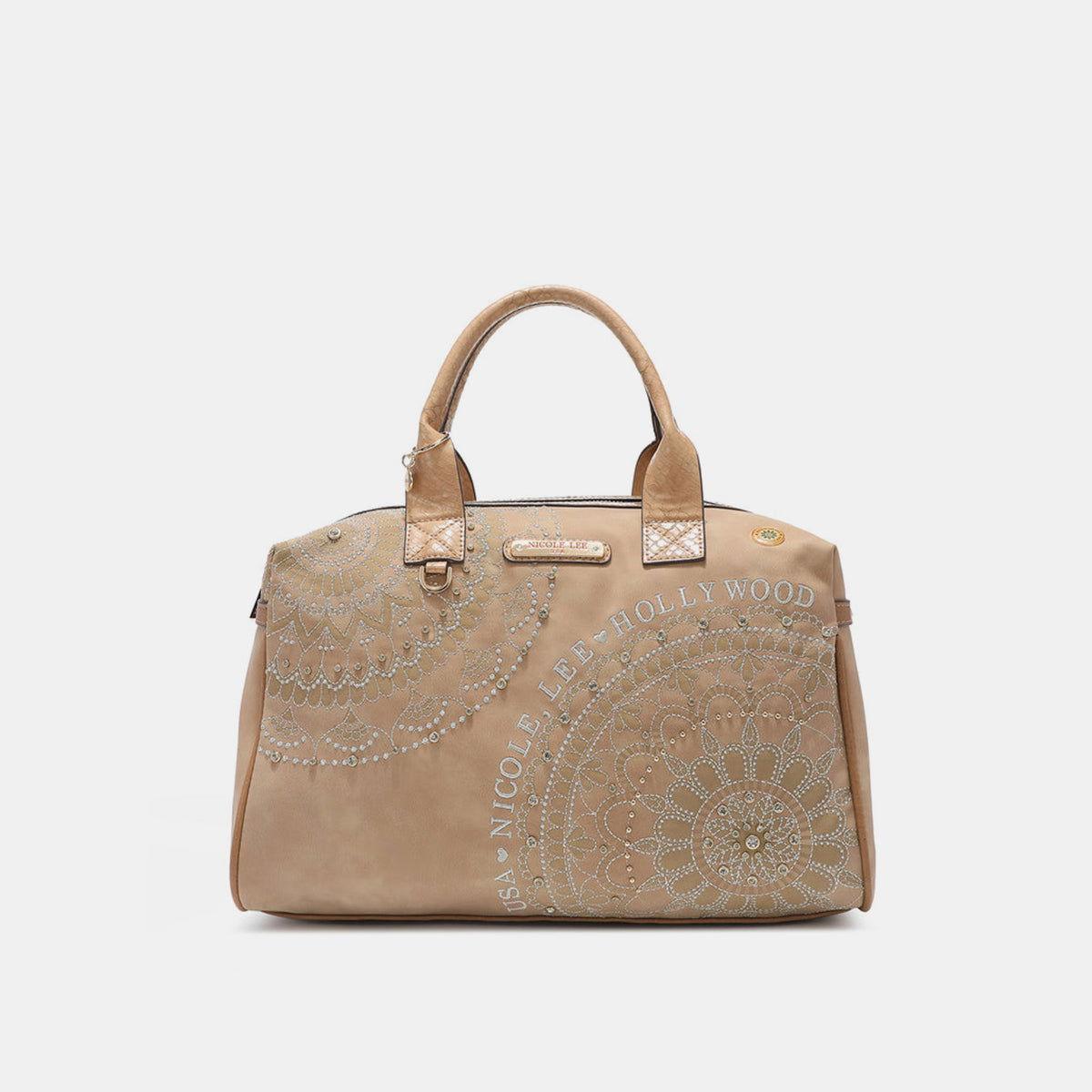 Nicole Lee USA rhinestone Decor Boston Bag - Clothes For Her Online Store