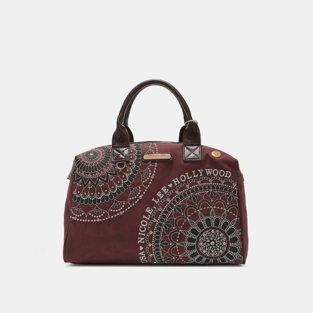 Nicole Lee USA rhinestone Decor Boston Bag - Clothes For Her Online Store