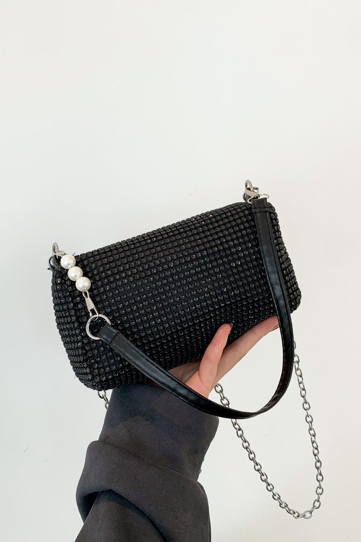Openwork Crossbody Bag with Removable Strap - Clothes For Her Online Store