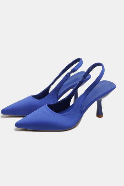 PU Leather Point Toe Pumps - Clothes For Her Online Store