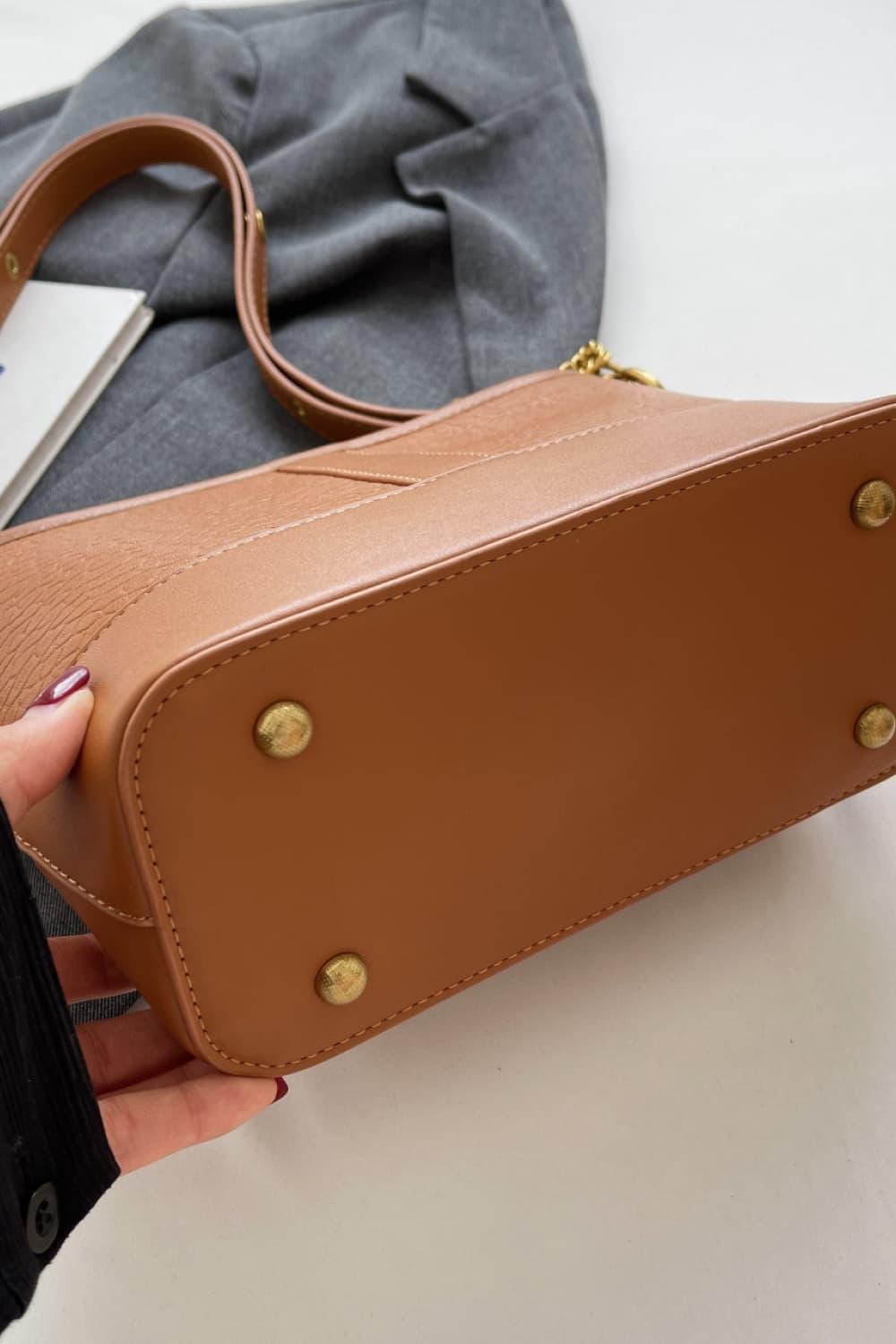 PU Leather Shoulder Bag - Clothes For Her Online Store