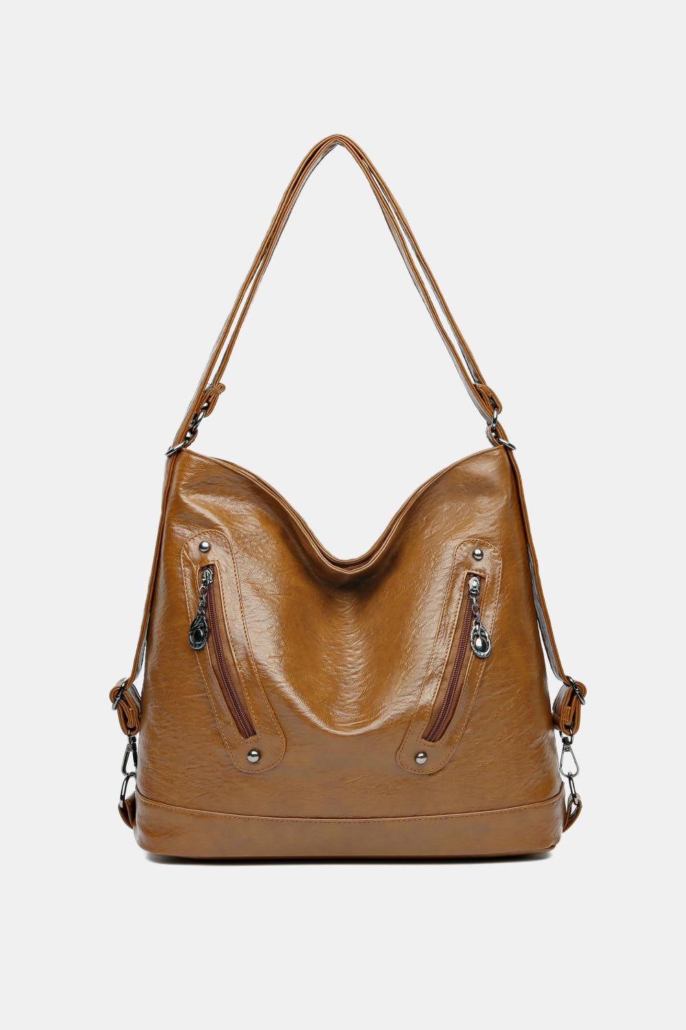 PU Leather Shoulder Bag - Clothes For Her Online Store