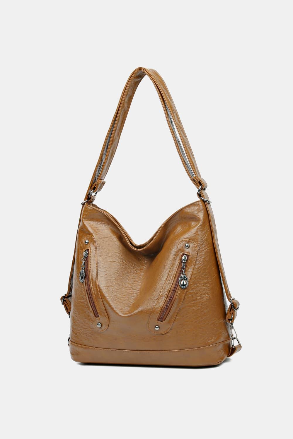 PU Leather Shoulder Bag - Clothes For Her Online Store