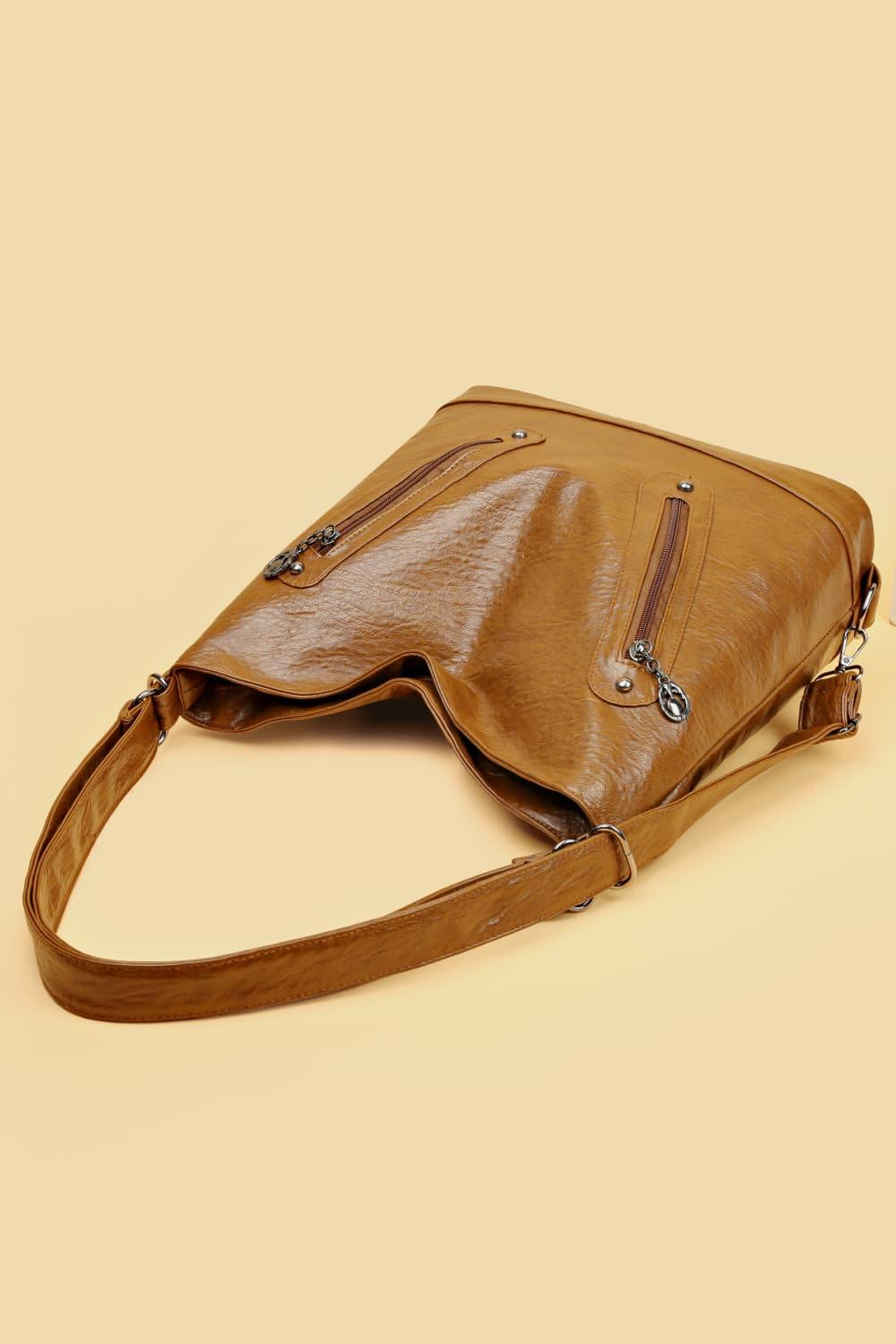 PU Leather Shoulder Bag - Clothes For Her Online Store