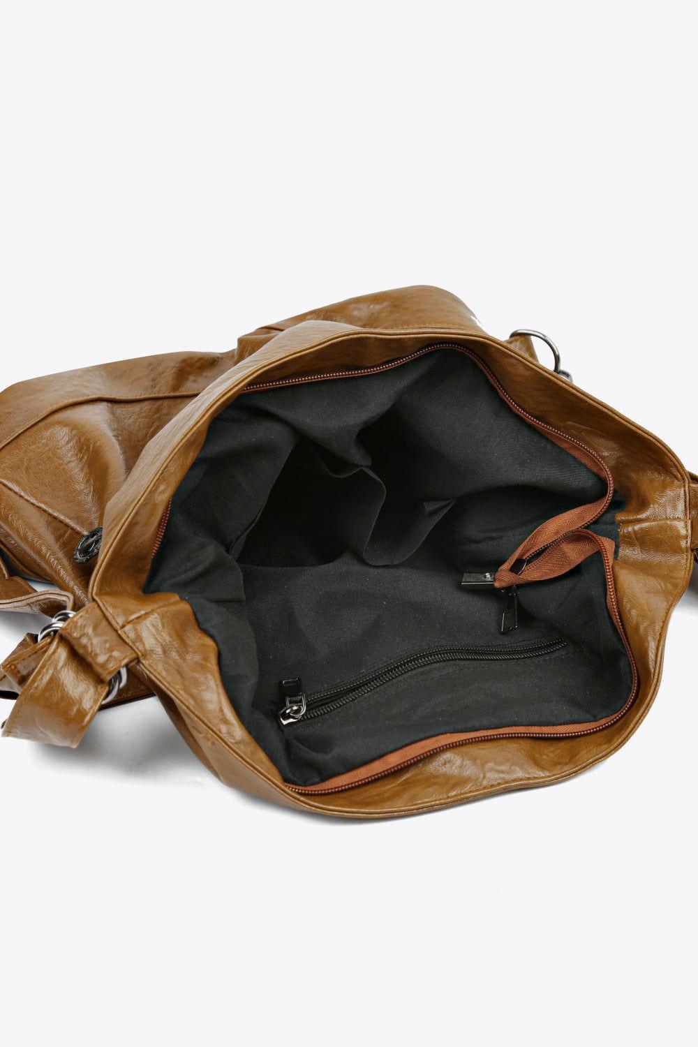 PU Leather Shoulder Bag - Clothes For Her Online Store