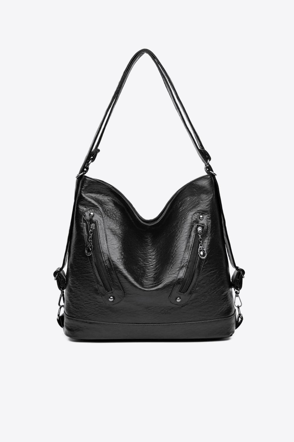 PU Leather Shoulder Bag - Clothes For Her Online Store