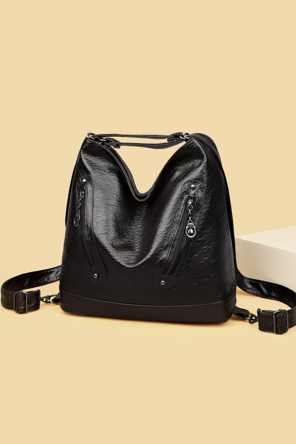 PU Leather Shoulder Bag - Clothes For Her Online Store
