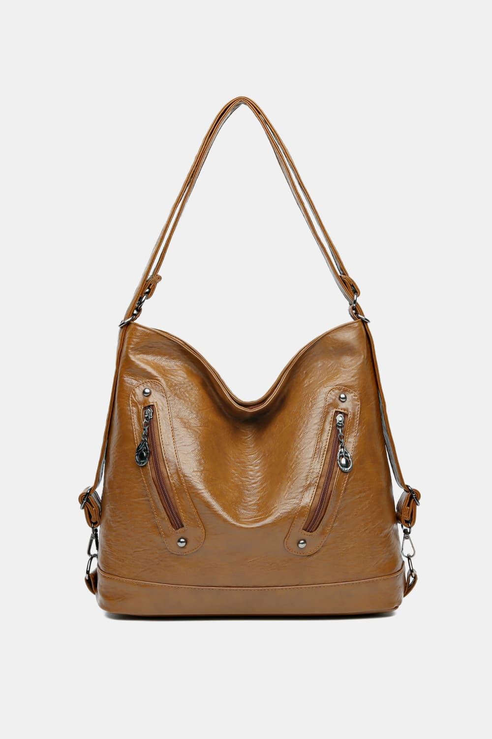 PU Leather Shoulder Bag - Clothes For Her Online Store