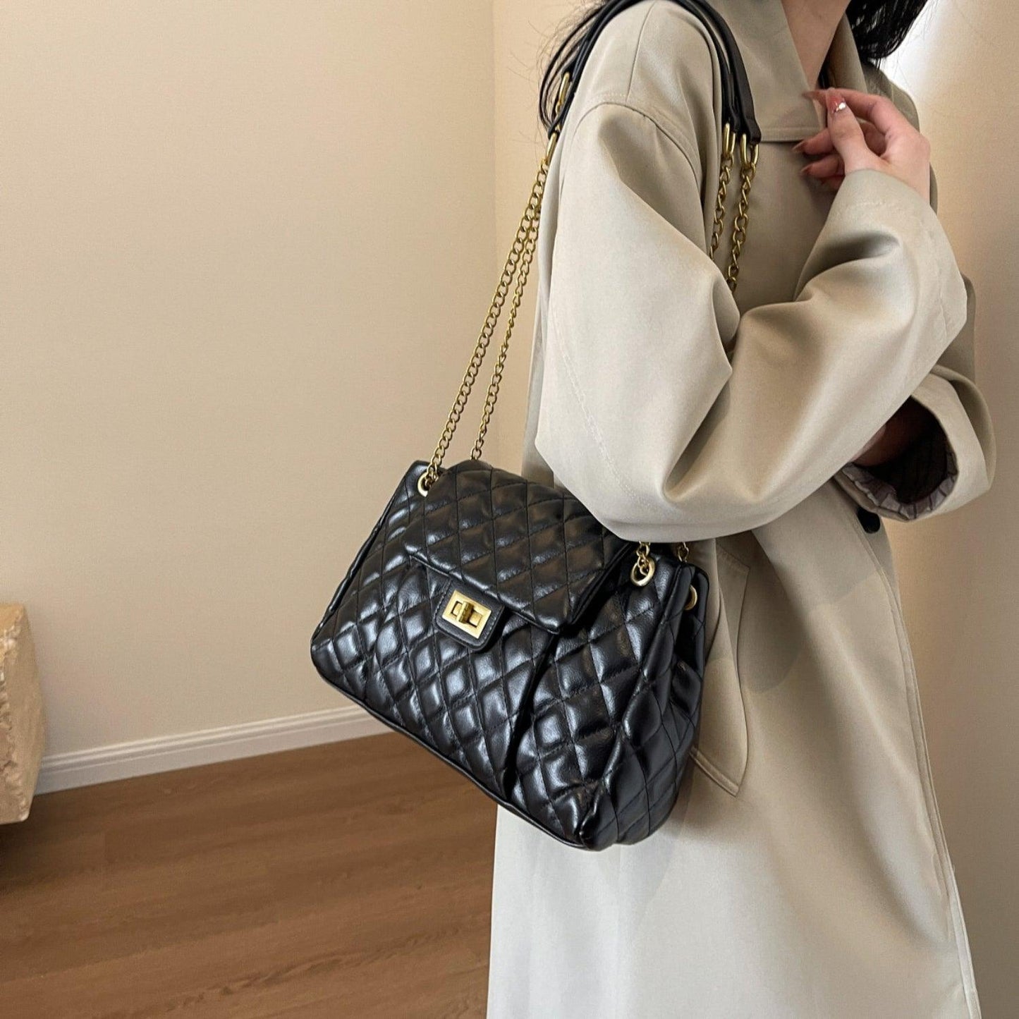 PU Leather Shoulder Bag - Clothes For Her Online Store