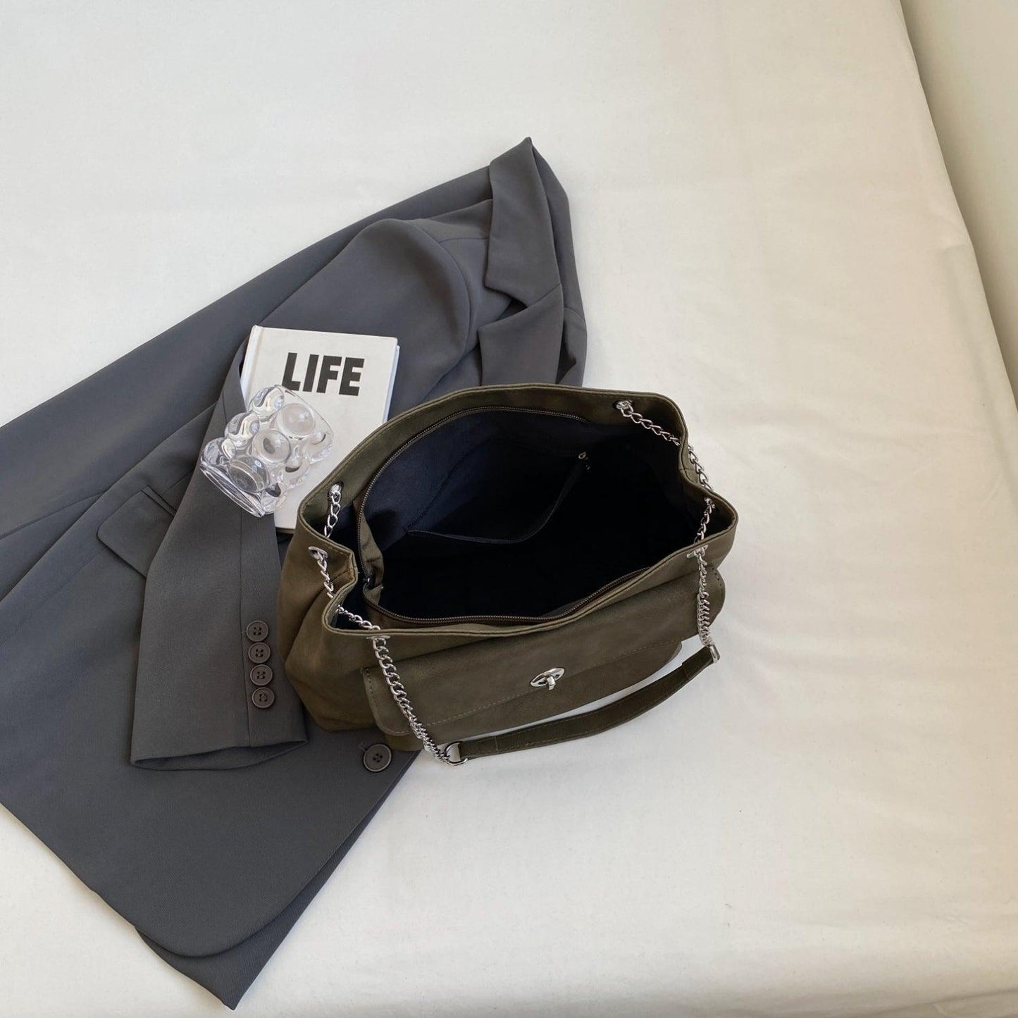 PU Leather Shoulder Bag - Clothes For Her Online Store