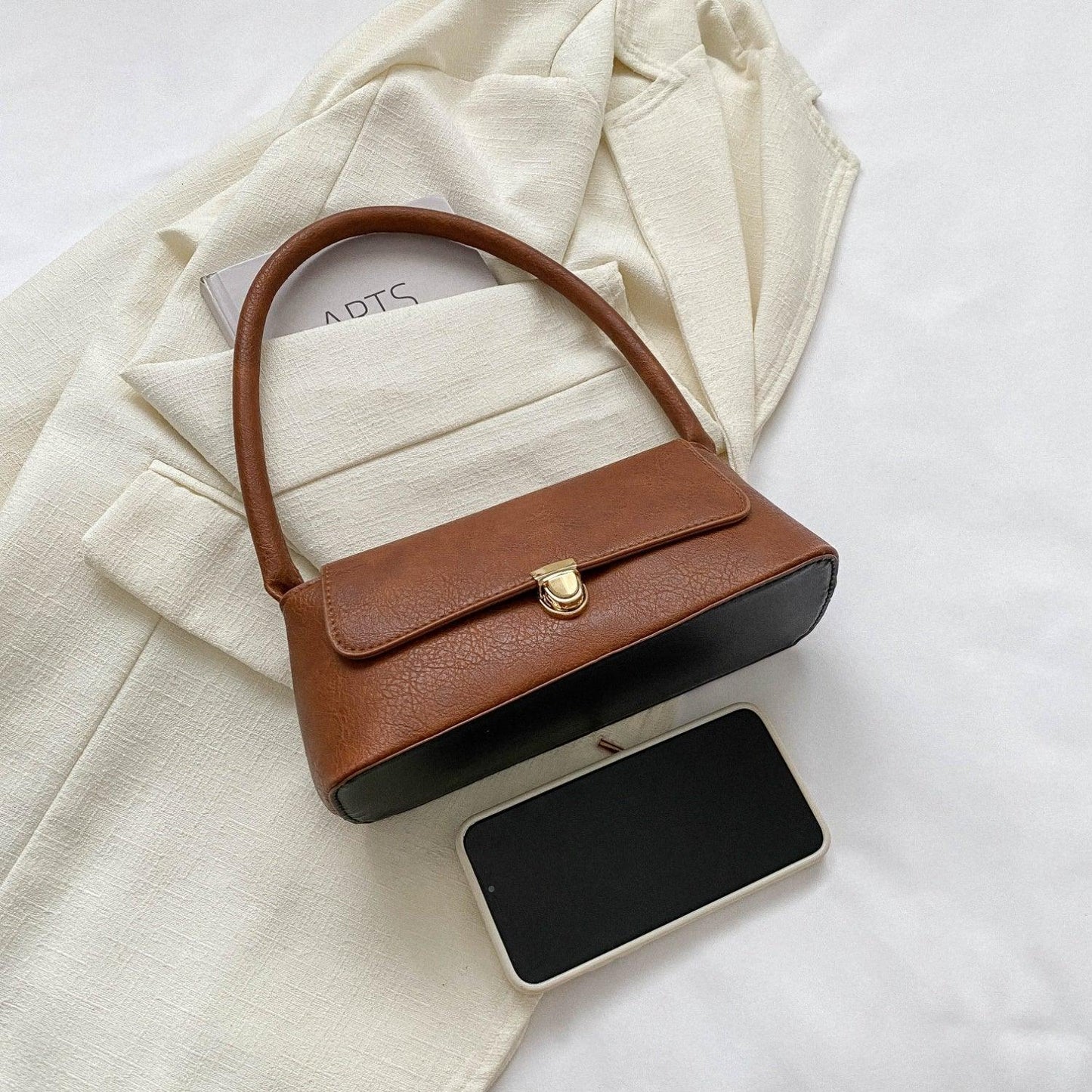 PU Leather Shoulder Bag - Clothes For Her Online Store
