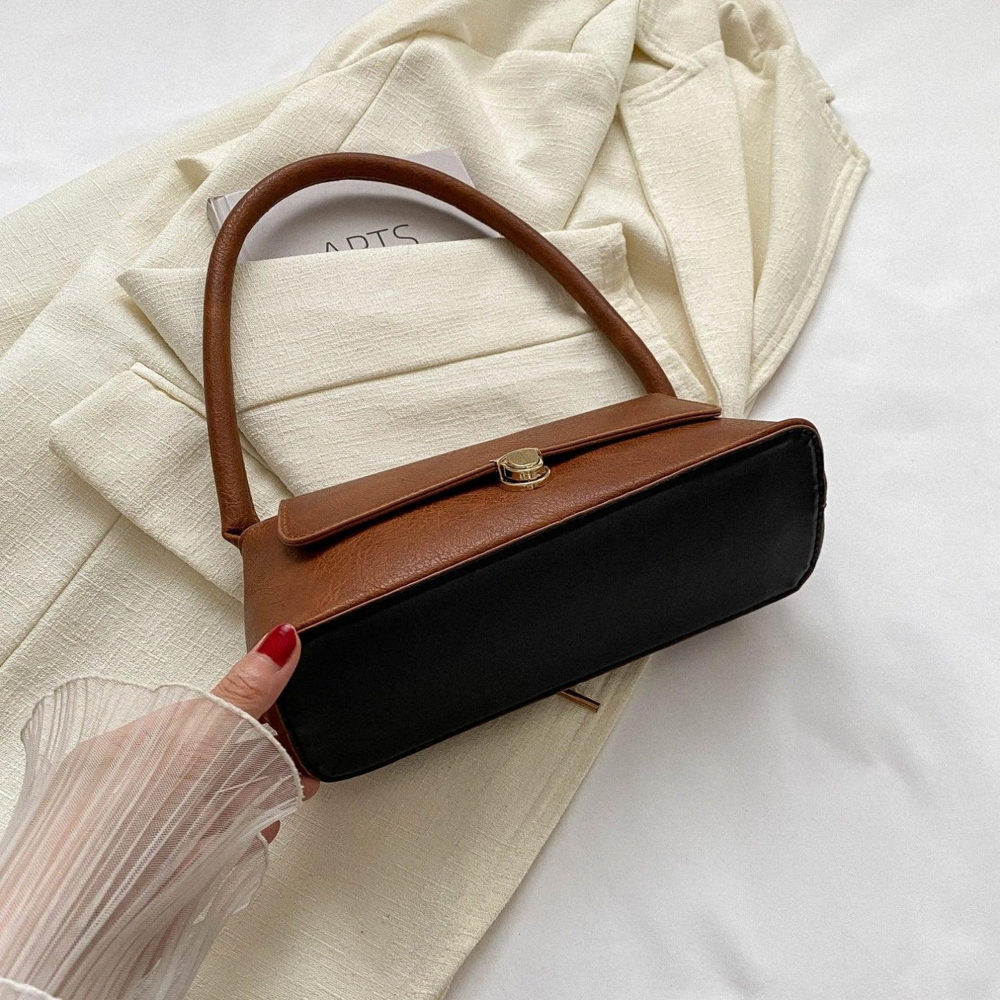 PU Leather Shoulder Bag - Clothes For Her Online Store