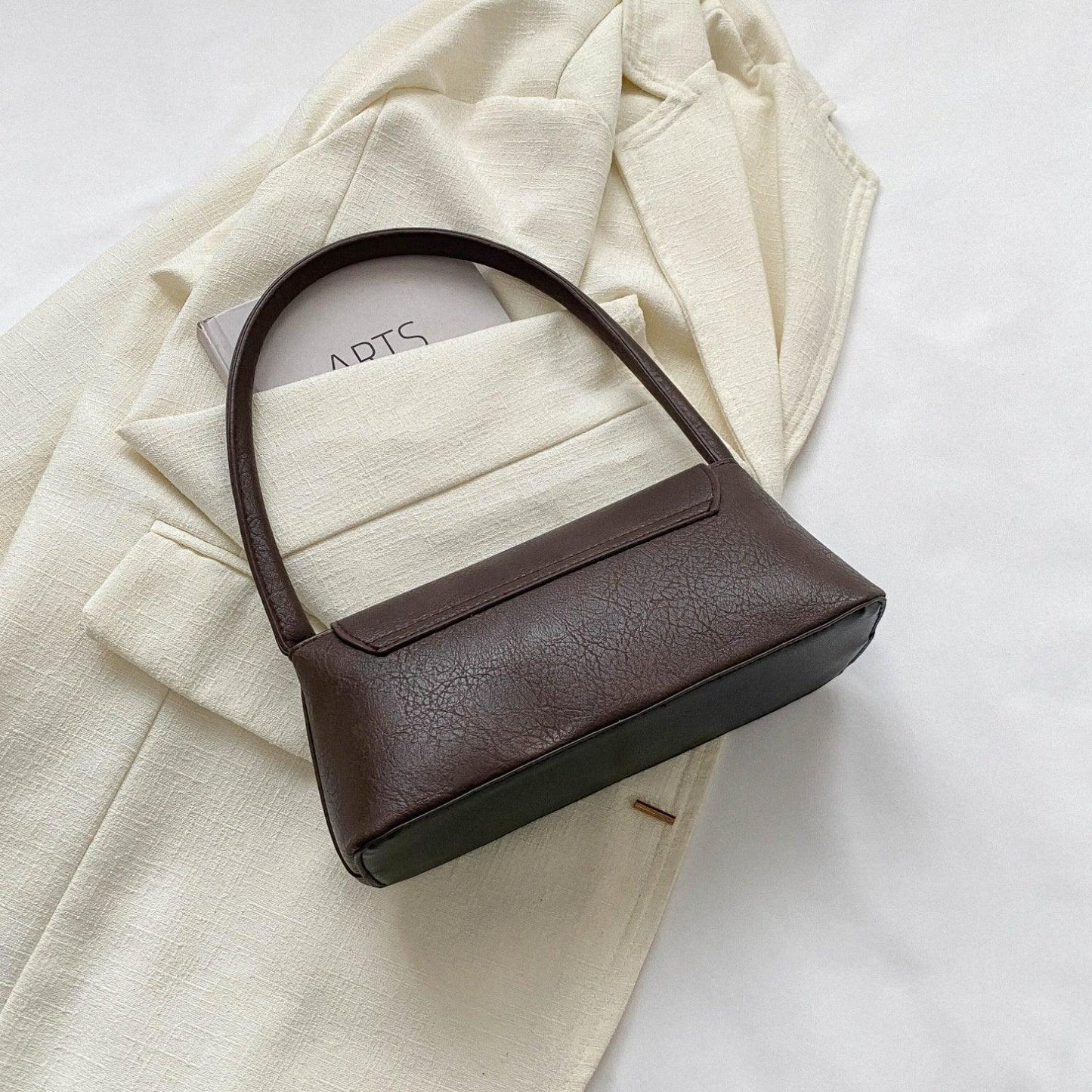 PU Leather Shoulder Bag - Clothes For Her Online Store
