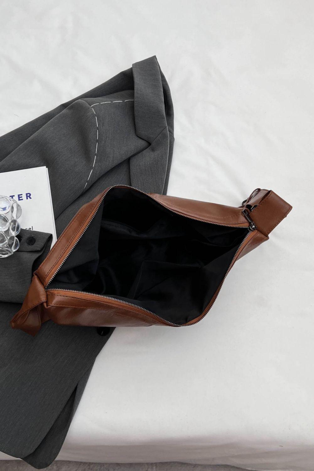 PU Leather Sling Bag - Clothes For Her Online Store