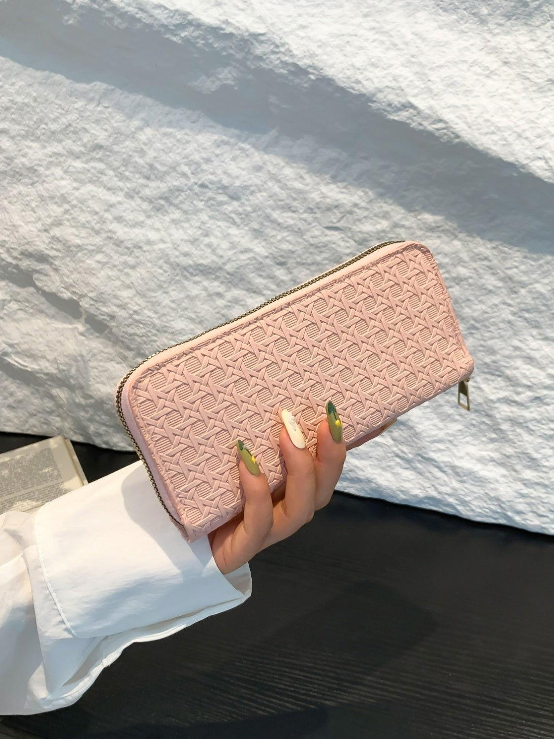 PU Leather Solid Color Wallet - Clothes For Her Online Store