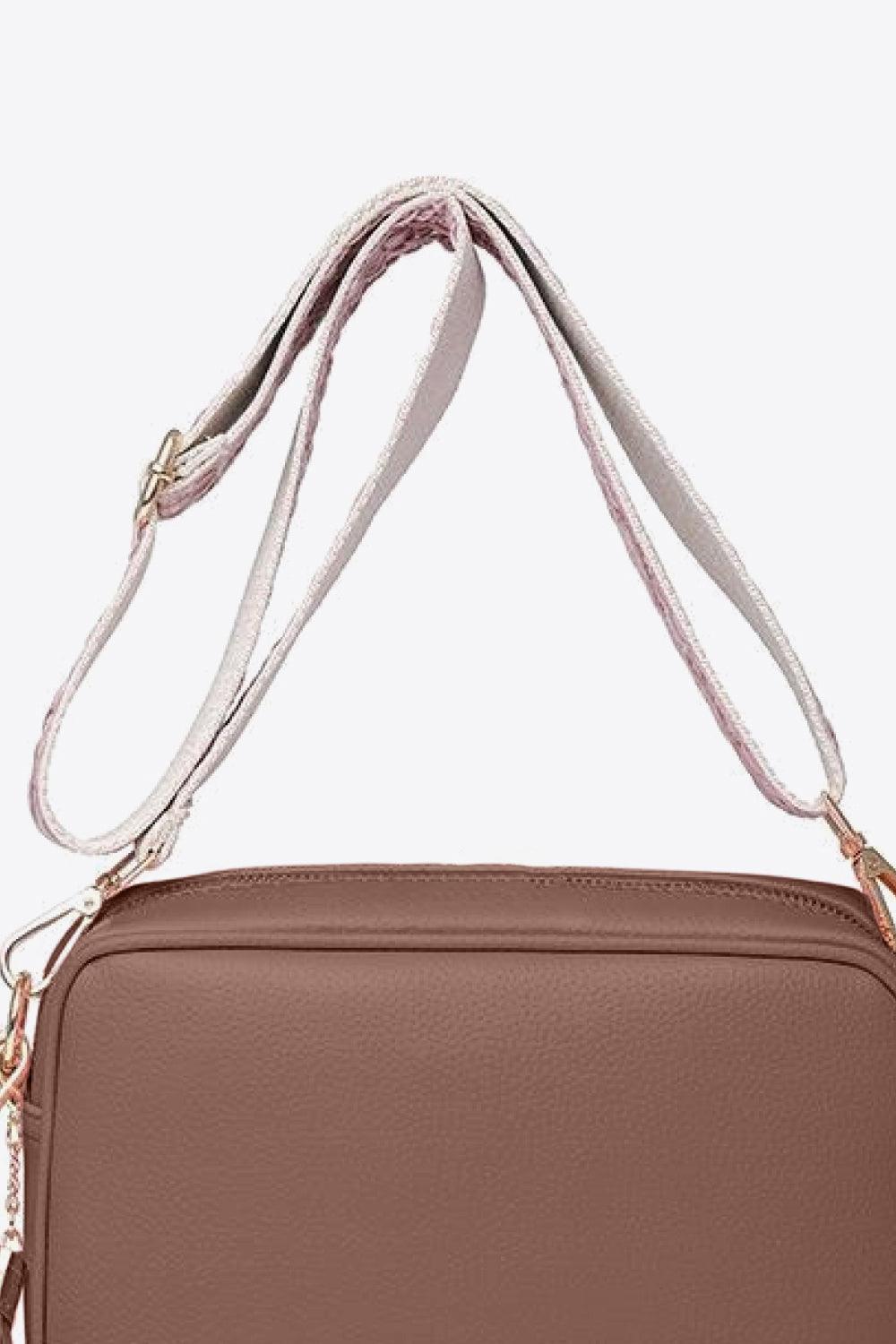 PU Leather Tassel Crossbody Bag - Clothes For Her Online Store