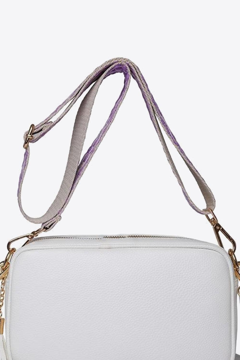 PU Leather Tassel Crossbody Bag - Clothes For Her Online Store