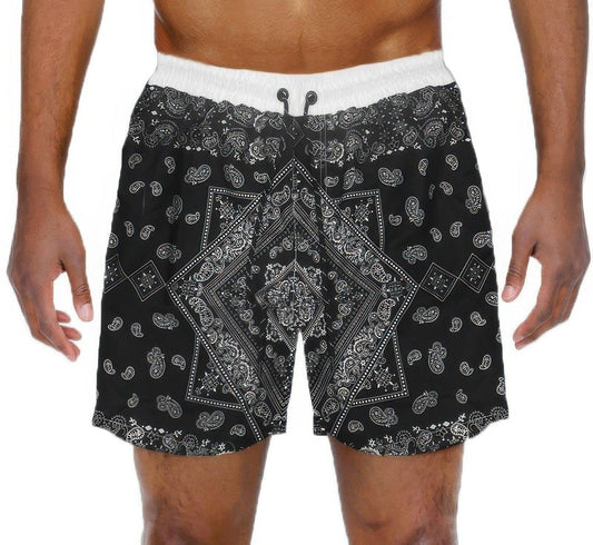 Paisley Bandana Print Swimming Shorts - Clothes For Her Online Store