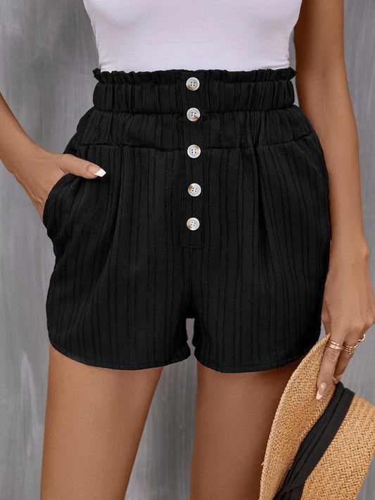 Perfee Pocketed High Waist Shorts - Clothes For Her Online Store