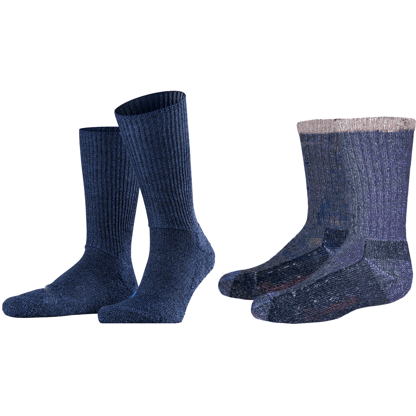 Texas Denim Thermal Socks for Men - Warm, Durable, Cotton-Poly Blend