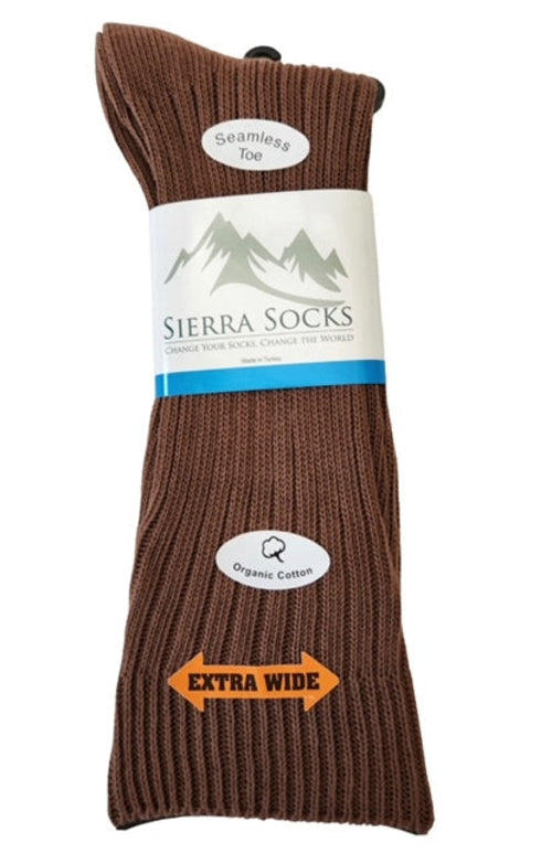 Organic Cotton Solid Color Crew Socks