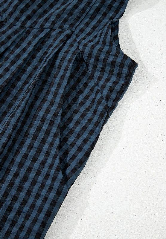 Plaid Wide Strap Wide Leg Overalls - Clothes For Her Online Store