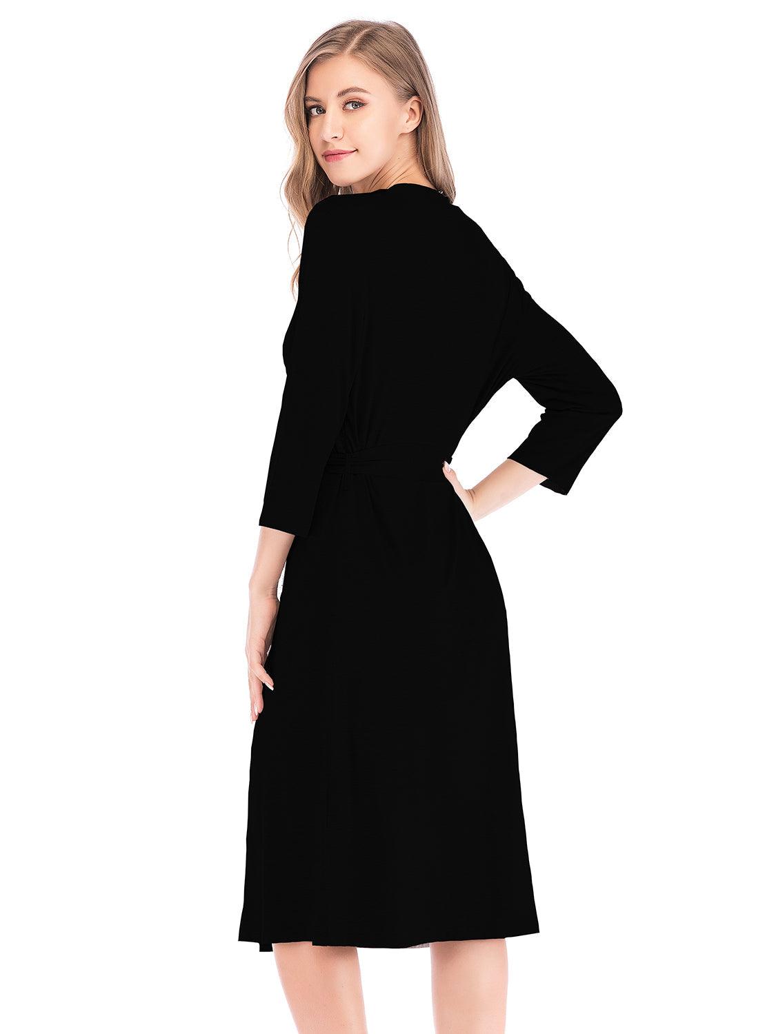 Plunge Tie Front Night Dress - Clothes For Her Online Store