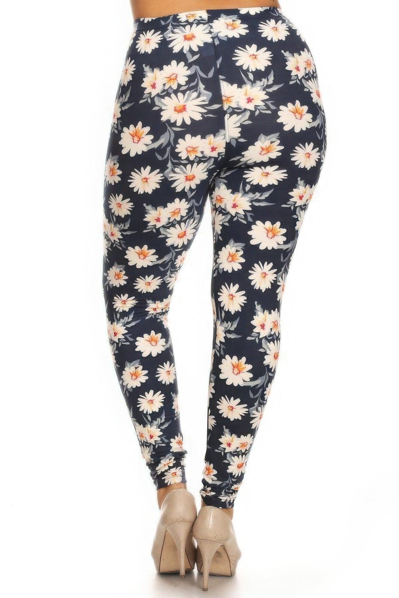 Plus Size Buttery Soft Print Leggings - Clothes For Her Online Store