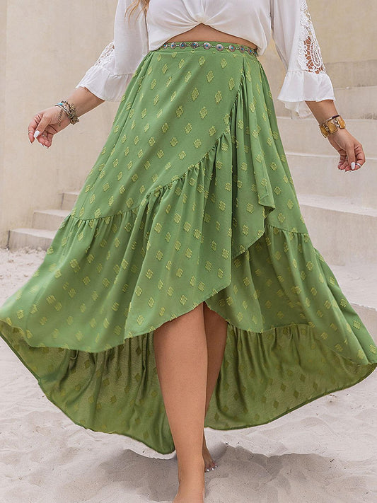 Plus Size High-Low Skirt - Clothes For Her Online Store